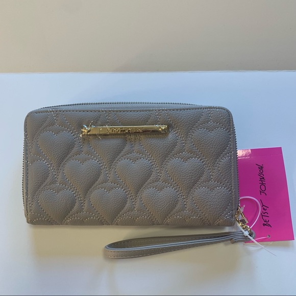 Betsey Johnson Handbags - Betsey Johnson Zip around Wristlet Wallet